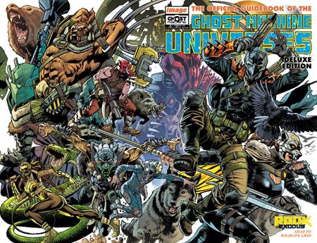 GHOST MACHINE THE OFFICIAL GUIDEBOOK #4 (OF 5) CVR B BRYAN HITCH & BRAD ANDERSON WRAPAROUND VAR ISBN: 70985304673800421 - FOC DATE: 6/7/26  - Release Date: 7/1/26