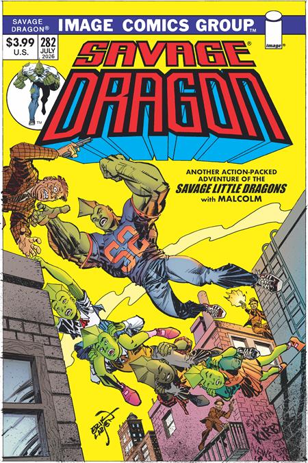 SAVAGE DRAGON #282 CVR B ERIK LARSEN VAR (MR) ISBN: 70985305211128221 - FOC DATE: 8/2/26  - Release Date: 8/26/26