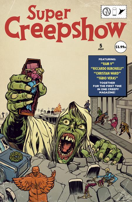 SUPER CREEPSHOW #5 (OF 5) CVR A PYE PARR (MR) ISBN: 70985304590800511 - FOC DATE: 6/21/26  - Release Date: 7/15/26