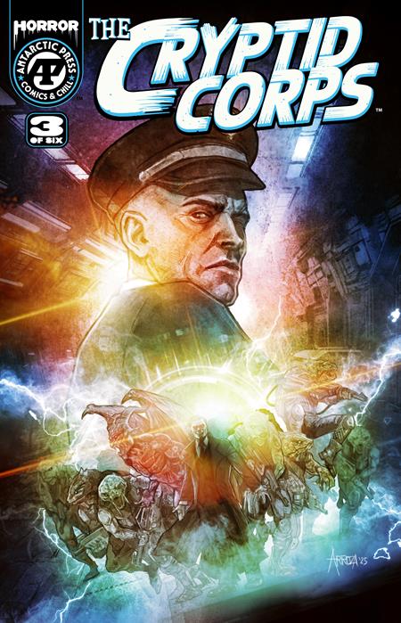 CRYPTID CORPS #3 (OF 6) CVR B EDWIN J ARROZA VAR ISBN: 61072103045500321 - FOC DATE: 6/21/26  - Release Date: 7/22/26