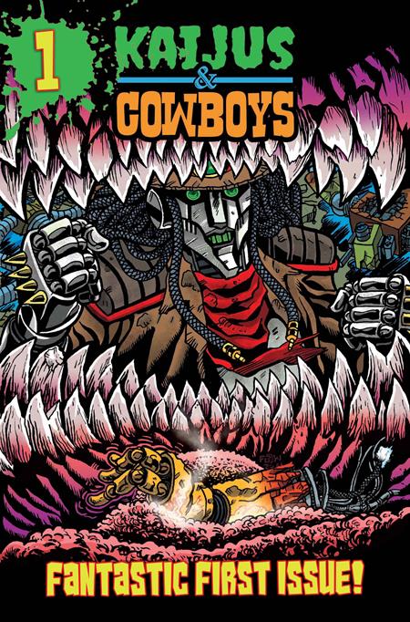 KAIJUS & COWBOYS #1 (OF 12) CVR A FRANKIE B WASHINGTON ISBN: 05149753144700111 - FOC DATE: 5/31/26  - Release Date: 7/15/26