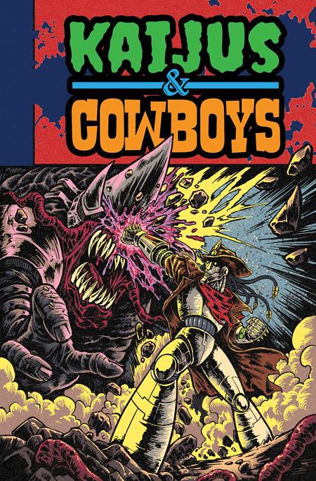 KAIJUS & COWBOYS #1 (OF 12) CVR B FERXPAIN EC COMICS HOMAGE VAR ISBN: 05149753144700121 - FOC DATE: 5/31/26  - Release Date: 7/15/26