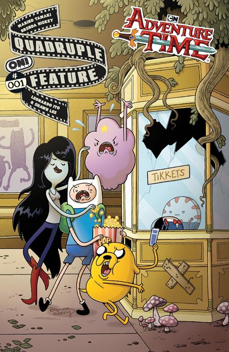 ADVENTURE TIME QUADRUPLE FEATURE #1 (OF 4) CVR A BRENDA HICKEY ISBN: 64985600928900111 - FOC DATE: 6/7/26  - Release Date: 7/1/26