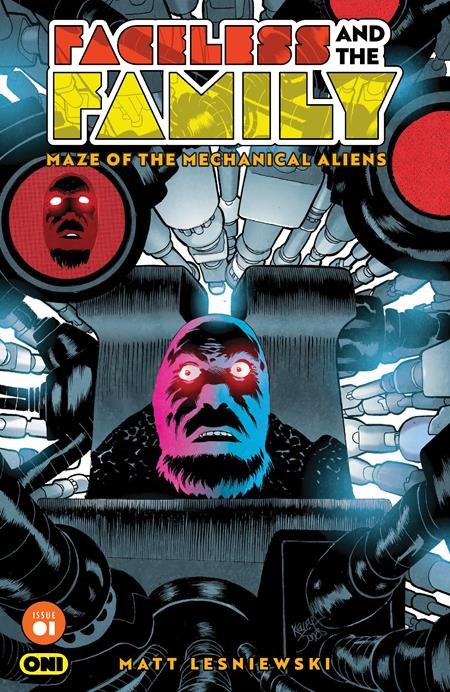 FACELESS AND THE FAMILY MAZE OF THE MECHANICAL ALIENS #1 (OF 4) CVR B KELLEY JONES VAR ISBN: 64985600902900121 - FOC DATE: 6/7/26  - Release Date: 7/1/26