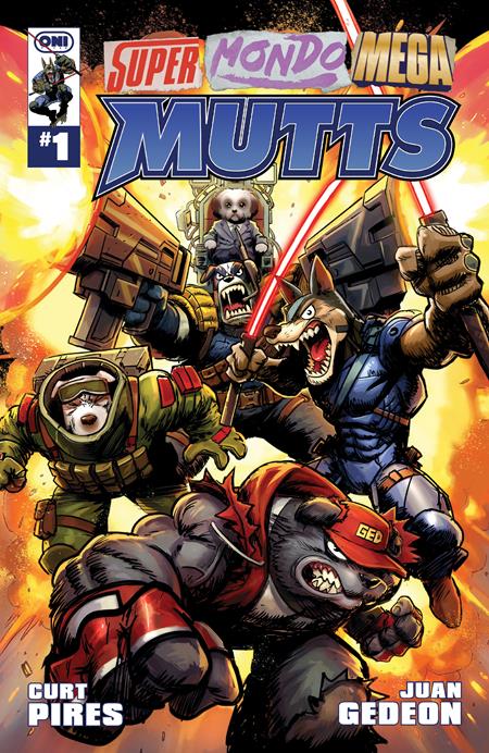 SUPER MONDO MEGA MUTTS #1 (OF 4) CVR A JUAN GEDEON ISBN: 64985600904301011 - FOC DATE: 6/21/26  - Release Date: 7/15/26