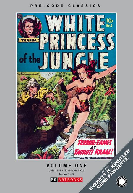 PRE CODE CLASSICS WHITE PRINCESS OF THE JUNGLE HC VOL 01 ISBN: 978183666590855299 - FOC DATE: 5/31/26  - Release Date: 7/8/26