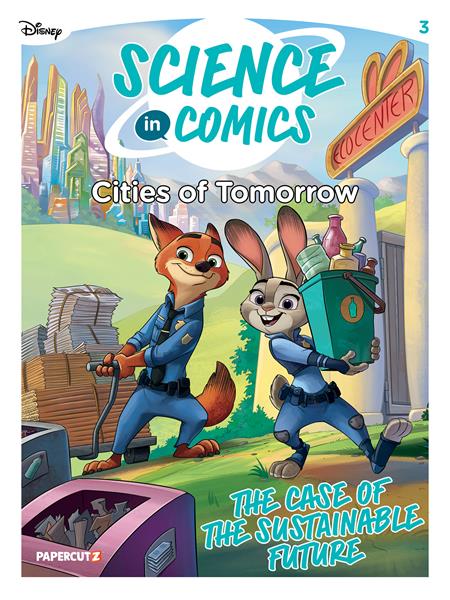DISNEY SCIENCE IN COMICS TP CITIES OF TOMORROW ISBN: 978154582711651999 - FOC DATE: 6/14/26  - Release Date: 7/8/26