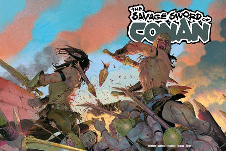 SAVAGE SWORD OF CONAN #15 CVR D ESAD RIBIC WRAPAROUND CARDSTOCK VAR (MR) ISBN: 79361173690001541 - FOC DATE: 6/21/26  - Release Date: 7/15/26