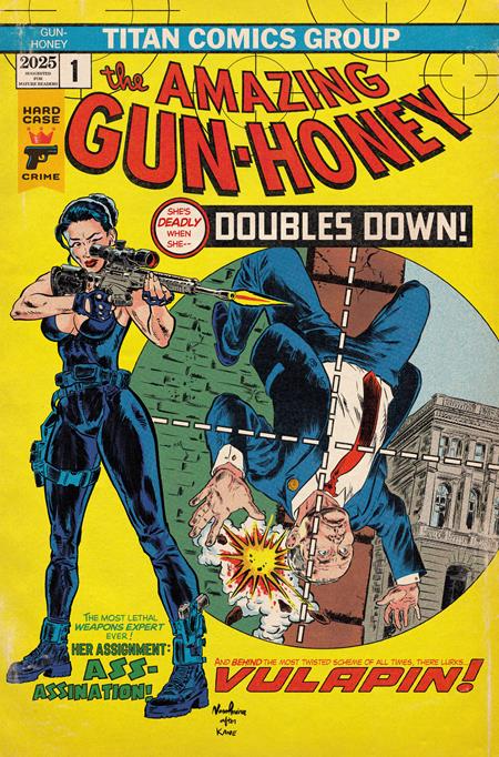 GUN HONEY DOUBLES DOWN #2 (OF 4) CVR G NUNO PEREIRA HOMAGE VAR (MR) ISBN: 65946031923002071 - FOC DATE: 6/21/26  - Release Date: 7/22/26