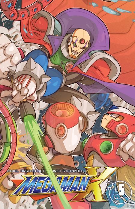 MEGA MAN X #5 (OF 5) CVR B EDWIN HUANG VAR ISBN: 85534800159800521 - FOC DATE: 6/14/26  - Release Date: 7/29/26