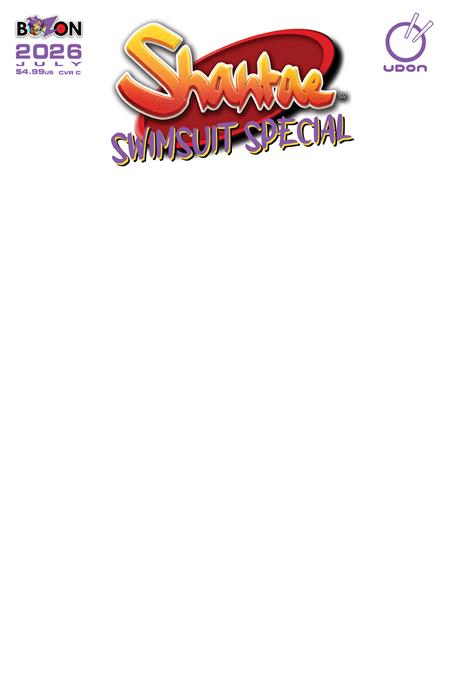 2026 SHANTAE SWIMSUIT SPECIAL #1 (ONE SHOT) CVR C BLANK SKETCH VAR ISBN: 85534800168000131 - FOC DATE: 5/31/26  - Release Date: 7/29/26