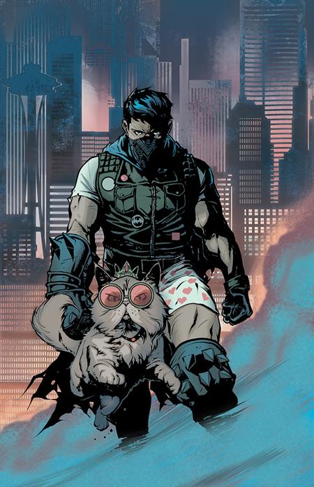 DUNGEON CRAWLER CARL SPECIAL EDITION #0 CVR H NATHAN GOODEN ABSOLUTE BATMAN HOMAGE 2 FOIL FULL ART VAR ISBN: 85005599421800081 - FOC DATE: 6/14/26  - Release Date: 7/15/26