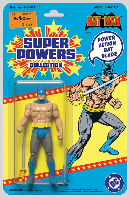 BATMAN #151 CVR D JASON GEYER & ALEX SAVIUK DC SUPER POWERS CARD STOCK VAR (ABSOLUTE POWER) -Releases: 8/7/24