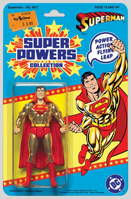 SUPERMAN #17 CVR E JASON GEYER & ALEX SAVIUK DC SUPER POWERS CARD STOCK VAR (ABSOLUTE POWER) -Releases: 8/21/24