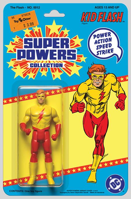 FLASH #12 CVR D JASON GEYER & ALEX SAVIUK DC SUPER POWERS CARD STOCK VAR  - Release Date:  8/28/24