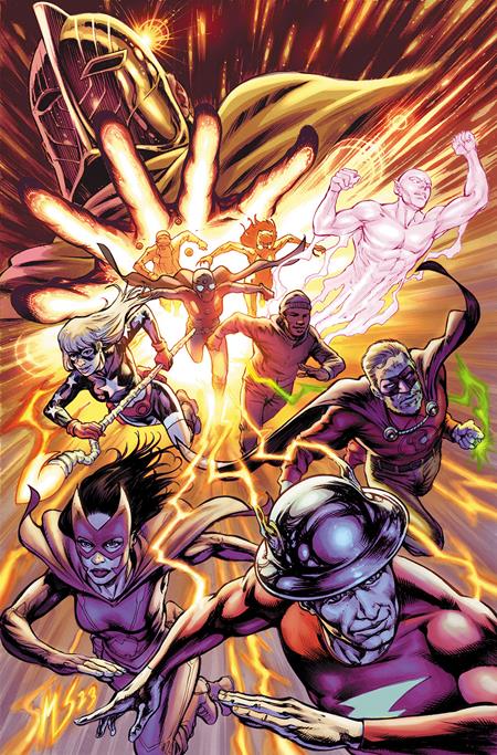 JUSTICE SOCIETY OF AMERICA #12 (OF 12) CVR C MARCO SANTUCCI CARD STOCK VAR  - Release Date:  9/25/24