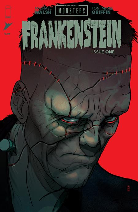 UNIVERSAL MONSTERS FRANKENSTEIN #1 (OF 4) CVR G INC 1:100 CHRISTAIN WARD FOIL VAR Releases: 8/28/24