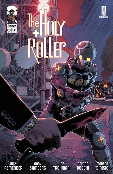 HOLY ROLLER #8 (OF 9) CVR A ROLAND BOSCHI & MORENO DINISIO  - Release Date:  9/4/24