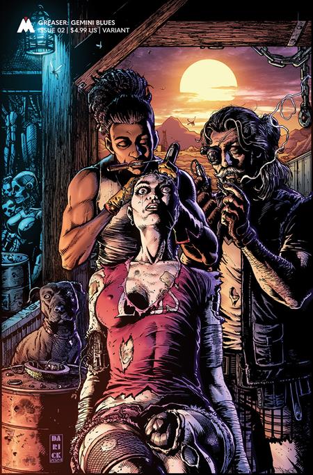 GREASER GEMINI BLUES #2 CVR B DARICK ROBERTSON CARDSTOCK VAR (MR)  - Release Date:  9/11/24