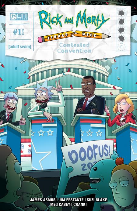 RICK AND MORTY YOUTH IN RICKVOLT #1 CVR A TONY GREGORI VAR (MR) -Releases: 8/21/24