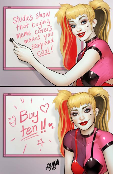 HARLEY QUINN #53 CVR B DAVID NAKAYAMA CARD STOCK VAR - ISBN: 76194137281505321 - Release Date:  8/27/25