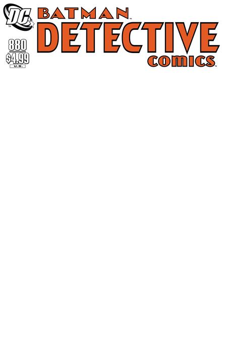 DETECTIVE COMICS #880 FACSIMILE EDITION CVR D BLANK VAR - ISBN: 76194138712300121 - Release Date:  8/6/25
