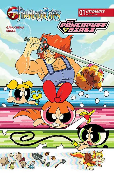THUNDERCATS POWERPUFF GIRLS #1 CVR B COLEMAN ENGLE VAR - 7/23/25 - Release Date:  7/23/25