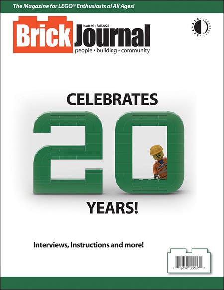 BRICKJOURNAL #91 - ISBN: 182658006037 - Release Date:  10/22/25
