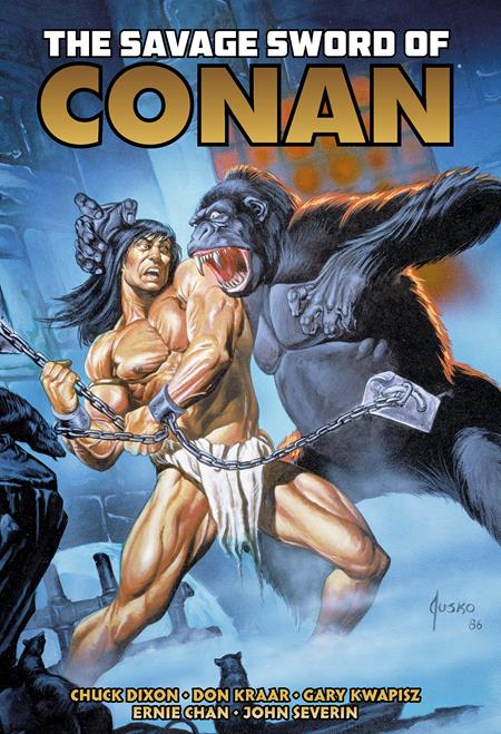SAVAGE SWORD OF CONAN THE ORIGINAL COMICS OMNIBUS HC VOL 10 DIRECT MARKET EDITION JOE JUSKO KONG CVR (MR) - ISBN: 9781787744127 - Release Date:  10/13/25