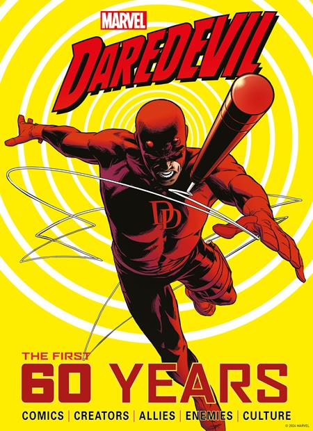 MARVELS DAREDEVIL THE FIRST 60 YEARS HC Previously Offered Thru Diamond  - Release Date:  8/6/25