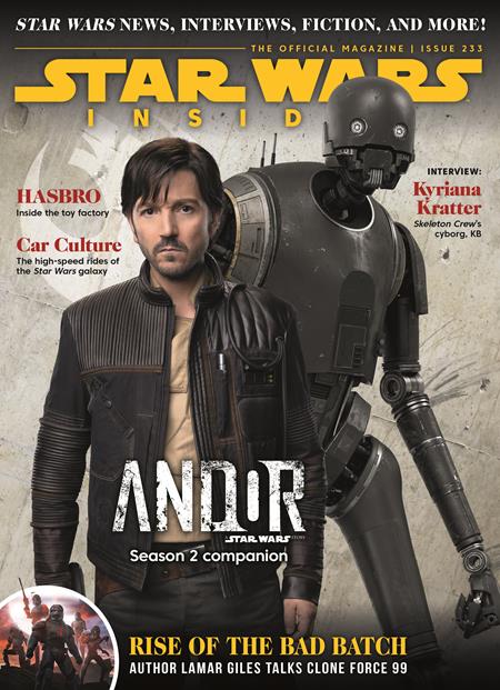 STAR WARS INSIDER #233 CVR A NEWSSTAND - ISBN: 7148601805633 - Release Date:  8/20/25