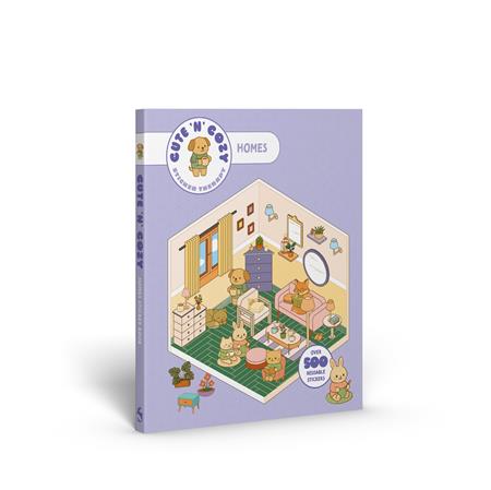 CUTE N COZY STICKER THERAPY HOMES TP ISBN: 978183776141851899 - FOC DATE: 7/12/26  - Release Date: 8/26/26