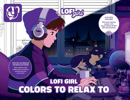 LOFI GIRL COLORS TO RELAX TO TP ISBN: 978141979458251699 - FOC DATE: 6/28/26  - Release Date: 8/5/26