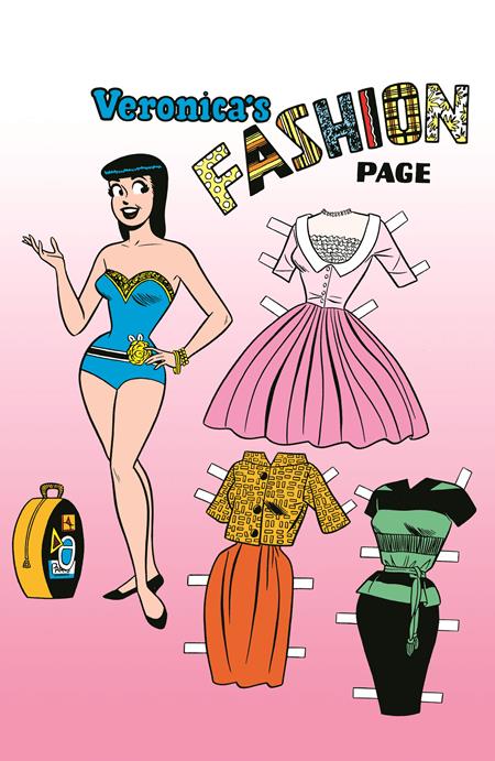 ARCHIE COMICS 85TH ANNIVERSARY PRESENTS BETTY & VERONICA FASHION PAGES (ONE-SHOT) CVR F DAN DECARLO RED FOIL VERONICA PIN-UP VAR ISBN: 76281632746600161 - FOC DATE: 8/2/26  - Release Date: 8/26/26
