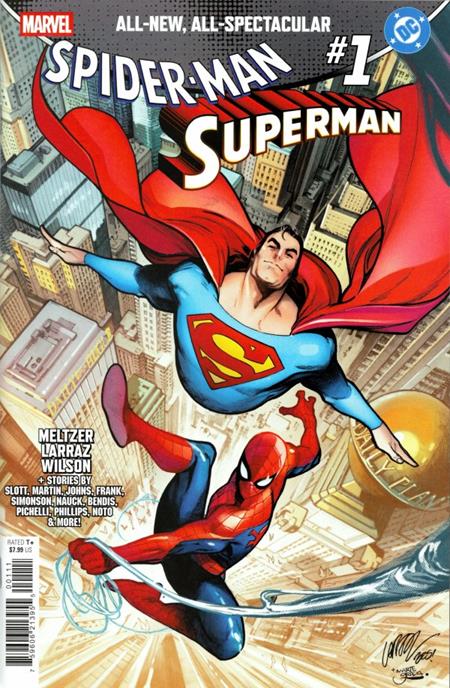 DF MARVEL DC SPIDER-MAN SUPERMAN #1 CGC GRADED ISBN: 725130367136 - FOC DATE: 7/5/26  - Release Date: 8/26/26
