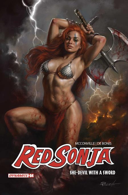 RED SONJA SHE DEVIL WITH A SWORD #4 CVR B LUCIO PARRILLO VAR ISBN: 72513036484504021 - FOC DATE: 7/12/26  - Release Date: 8/5/26