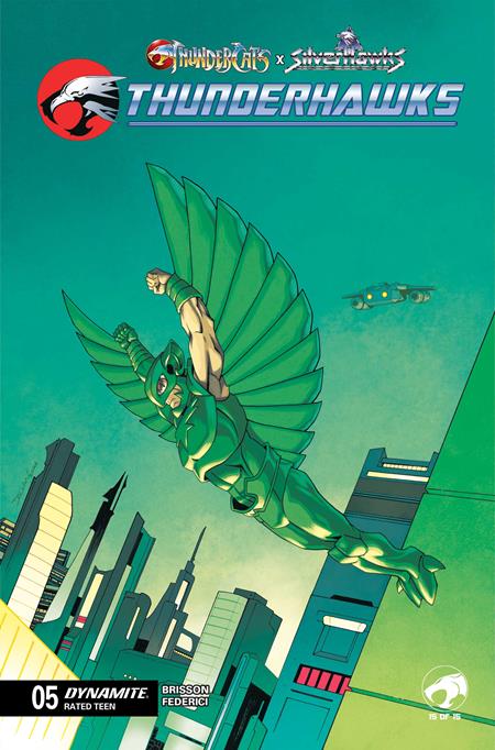 THUNDERCATS X SILVERHAWKS THUNDERHAWKS #5 CVR B DECLAN SHALVEY VAR ISBN: 72513036405005021 - FOC DATE: 8/2/26  - Release Date: 8/26/26