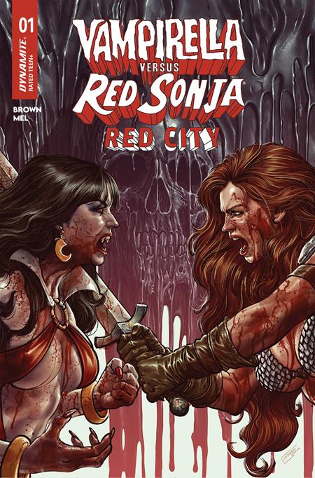 VAMPIRELLA VS RED SONJA RED CITY #1 CVR B DIEGO YAPUR VAR ISBN: 72513036661001021 - FOC DATE: 7/12/26  - Release Date: 8/5/26