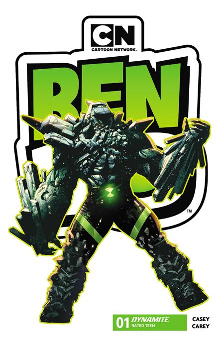 BEN 10 #1 4TH PTG CVR A ROBERT CAREY ISBN: 72513036343501014 - FOC DATE: 7/12/26  - Release Date: 8/5/26