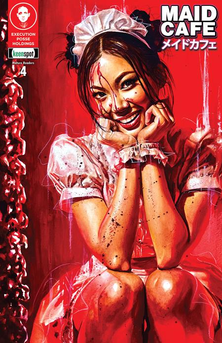 MAID CAFE #4 CVR A NAOMI GRIFFIN WHY I SMILE ISBN: 60283502325600411 - FOC DATE: 7/12/26  - Release Date: 8/19/26