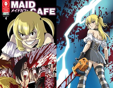 MAID CAFE #4 CVR B REMY EISU MOKHTAR & WILSON GANDOLPHO FLIP COVER VAR ISBN: 60283502325600421 - FOC DATE: 7/12/26  - Release Date: 8/19/26