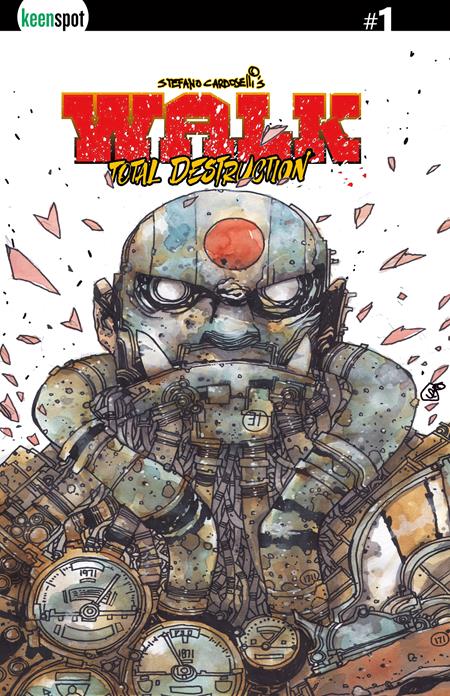 WALK TOTAL DESTRUCTION #1 (ONE SHOT) CVR D STEFANO CARDOSELLI METAL VAR ISBN: 60283502342300141 - FOC DATE: 7/5/26  - Release Date: 8/26/26