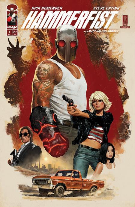 HAMMERFIST #1 CVR A STEVE EPTING (MR) ISBN: 70985304826800111 - FOC DATE: 8/2/26  - Release Date: 8/26/26