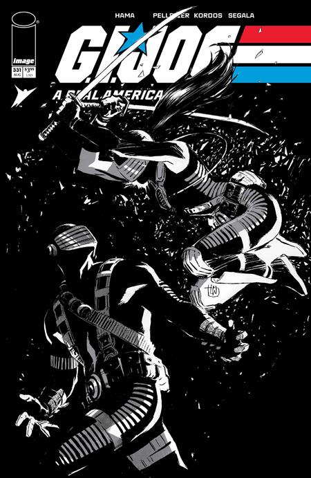 GI JOE A REAL AMERICAN HERO #331 CVR B LEE WEEKS B&W VAR ISBN: 70985303878833121 - FOC DATE: 7/19/26  - Release Date: 8/12/26