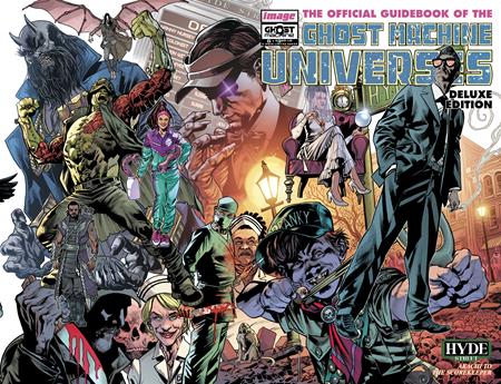 GHOST MACHINE THE OFFICIAL GUIDEBOOK #5 (OF 5) CVR B BRYAN HITCH & BRAD ANDERSON WRAPAROUND VAR ISBN: 70985304673800521 - FOC DATE: 7/12/26  - Release Date: 8/5/26