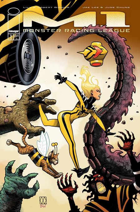 M1 MONSTER RACING LEAGUE #3 CVR B MATT WAGNER VAR ISBN: 70985304702500321 - FOC DATE: 7/26/26  - Release Date: 8/19/26