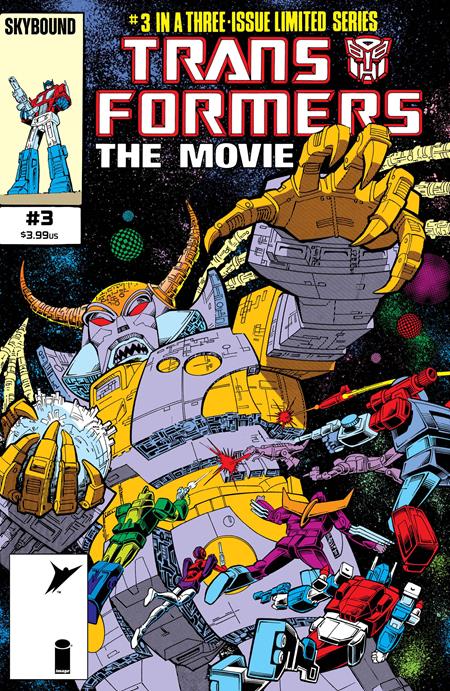 TRANSFORMERS THE MOVIE 40TH ANNIVERSARY EDITION #3 (OF 3) CVR B DON PERLIN & IAN AKIN VAR ISBN: 70985304715500321 - FOC DATE: 7/12/26  - Release Date: 8/5/26