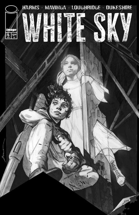 WHITE SKY #6 CVR D ELIZA IVANOVA B&W VAR (MR) ISBN: 70985304580900641 - FOC DATE: 9/6/26  - Release Date: 9/30/26