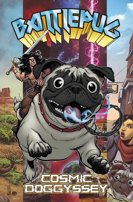BATTLEPUG COSMIC DOGGYSSEY TP ISBN: 978153433386451699 - FOC DATE: 7/19/26  - Release Date: 8/26/26