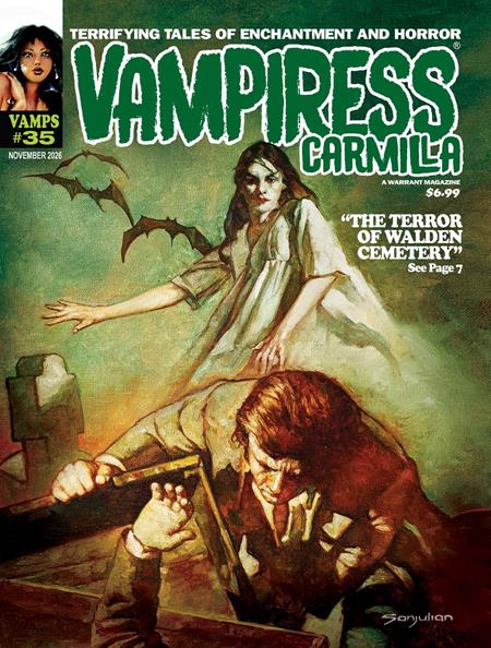 VAMPIRESS CARMILLA MAGAZINE #35 ISBN: 72527471720003511 - FOC DATE: 6/28/26  - Release Date: 8/26/26